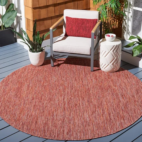 Miniatura 49 de SAFAVIEH Courtyard Collection CY8520 - Alfombra decorativa sólida para interiores y exteriores, impermeable, fácil limpieza, 2 x 3 pies 7 pulgadas