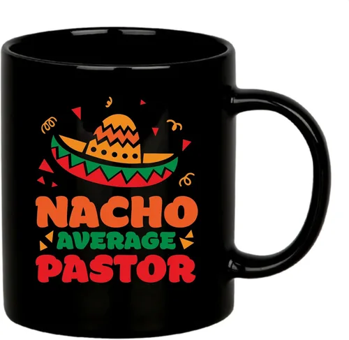 Nacho Promedio Pastor Divertidos Regalos Pastor Pastor Regalos Ministro Ordenación Predicador Regalos de Apreciación Novedad Vasos Vasos Taza de