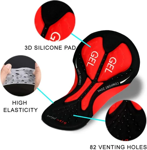 Miniatura 5 de Traje de ciclismo acolchado de gel 3D transpirable de manga larga para mujer, conjunto de pantalones de malla con protección UV