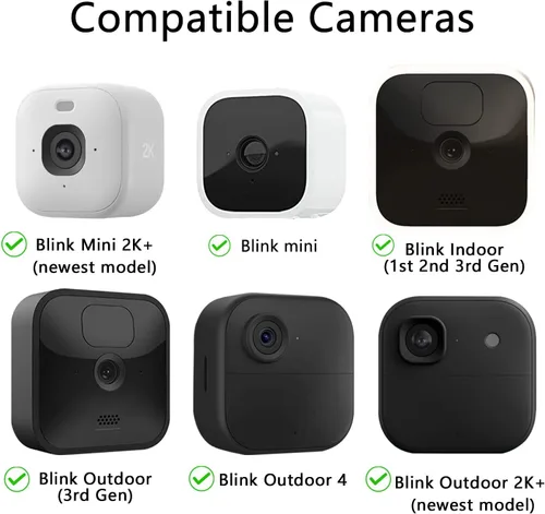 Miniatura 2 de Soporte magnético para cámara compatible con Blink Outdoor 4, 2k+, Blink Mini 2k+ (modelo más nuevo), Blink Mini, Blink Indoor(todos), Eufy E220