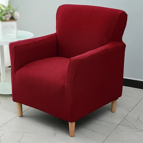 Miniatura 8 de Fundas elásticas para sofá reclinable de 1 asiento, funda elástica antideslizante para sillón de sofá, funda de elastano para sofá reclinable, Blanco