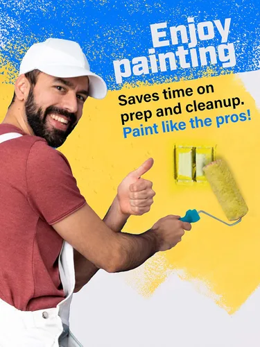 Miniatura 3 de La cubierta de salida más inteligente para paneles de yeso y pintura, mejor que la cinta para proyectos de remodelación y bricolaje, paquete de 6