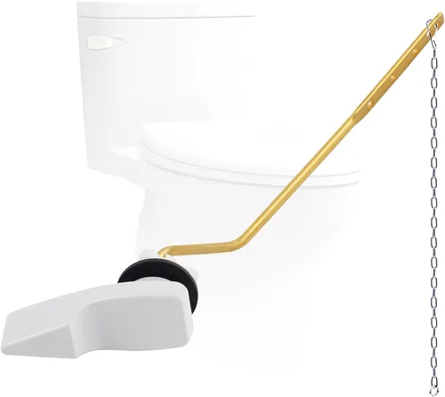 Kit de repuesto de manija de inodoro de metal universal de montaje lateral compatible con American Standard/Mansfield/Gerber/TOTO/Kohler Inodoro,