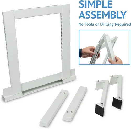 Miniatura 5 de Ivation Soporte de aire acondicionado, no requiere herramientas ni taladros, montaje de CA para ventana fácil de instalar, acero resistente, soporta