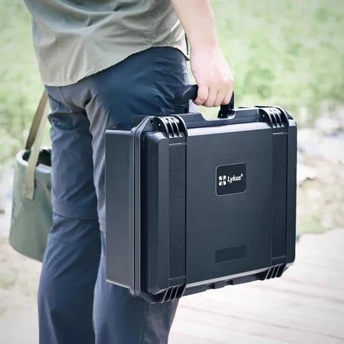 Miniatura 8 de Lykus Titan MA310 - Funda rígida impermeable para DJI Air 3S/Air 3 y DJI RC 2/RC-N2, cordón de soporte [solo funda]