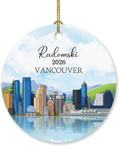 Miniatura 14 de Adorno de Navidad personalizado de playa de Hawái 2026, adorno de Navidad de paisaje urbano de Hawaii, adornos de Hawái, regalos para amigos, mamá