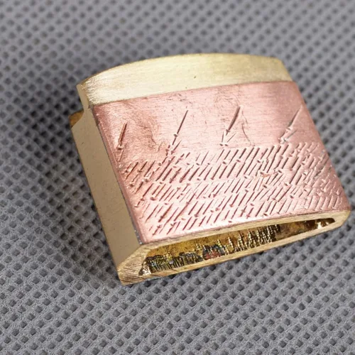 Miniatura 3 de Clip de collar Habaki de latón de alto grado para espada japonesa Katana Sword Blade