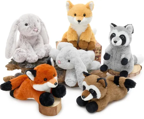 Miniatura 14 de Tezituor Juego de 2 juguetes magnéticos portátiles de peluche, imanes de hombro de 7 pulgadas, panda y perezoso, juego interactivo, regalo