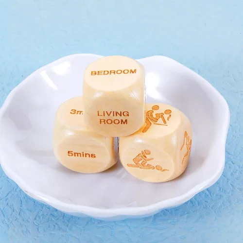 Miniatura 5 de Dados de aniversario para parejas, novio, marido, novia, esposa, dados divertidos para adultos, dados traviesos para parejas, regalos Birtdhay