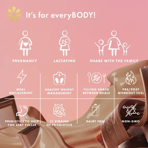 Miniatura 6 de Boobie Body Superfood Protein Batido para mamás, proteína en polvo para embarazo, apoyo a la lactancia para aumentar el suministro de leche