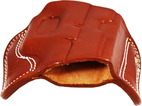 Miniatura 2 de YT HOBBY Funda para pistola de cuero hecha a mano con deslizamiento rápido en la cintura OWB Marrón - mano derecha