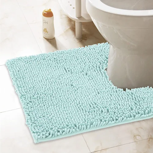 Miniatura 35 de ITSOFT Alfombra de Felpa para Baño 59x21 pulgadas, Tapetes de Baño Absorbentes Lavables a Máquina Antideslizantes, de Secado Rápido, Alfombras