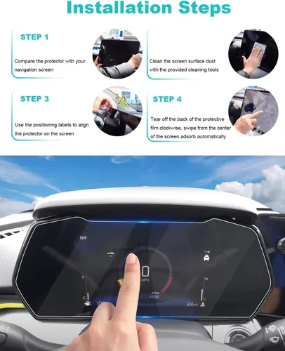 Miniatura 2 de YEE PIN 2024 2025 2026 Chevy Trax 8" Digital Cluster Protector de pantalla para Chevy Trax LT/2RS/ACTIV 8 pulgadas - Digital Cluster Touch Screen