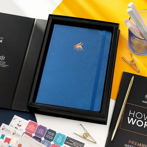 Miniatura 7 de Clever Fox Planificador edición premium, planificador semanal y mensual de lujo sin fecha para aumentar la productividad y alcanzar tus