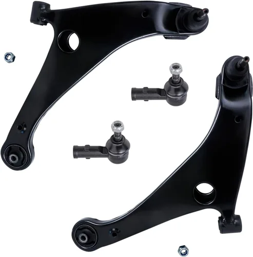 Miniatura 214 de Detroit Axle - Brazos de control superiores traseros para Chrysler 300 Dodge Challenger Charger Magnum, reemplazo del conjunto de brazos de control