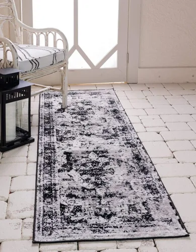 Unique Loom Sofia Collection - Alfombra tradicional vintage, inspirada en Francia, perfecta para toda la decoración del hogar (2 pies x 9 pies 10