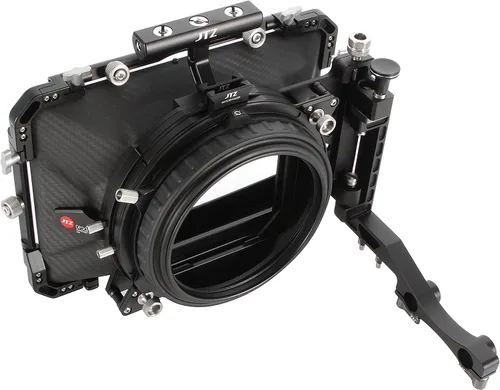 Miniatura 4 de JTZ DP30 Cine Lens Fibra de Carbono 4x4 Swing-Away Caja Mate con 0.591 in/0.748 in Rod Rail Rig para Sony FS5 FS7 ARRI RED Canon C100 C200 C300 BM D