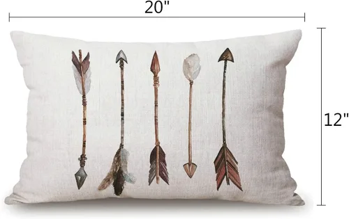 Miniatura 50 de Fundas de almohada de 12 x 20 pulgadas, decoración rústica de granja, sé feliz, fundas de almohada de algodón y lino, citas inspiracionales con Jcp20