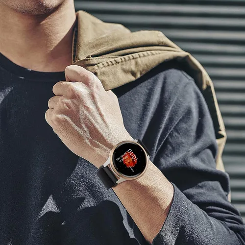 Miniatura 8 de Paquete de 5 correas de reloj de nailon compatibles con Garmin Venu 3S/Venu 4 (1.614 in)/2S/Forerunner 265S 1.654 in, 0.709 in, correa deportiva