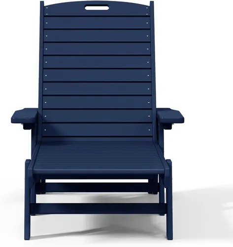Miniatura 5 de WestinTrends Malibu Poly - Tumbona reclinable azul marino