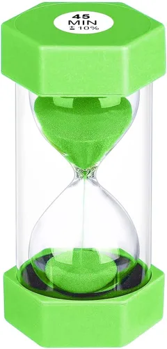 Miniatura 14 de Reloj de Arena con Temporizador de Arena de 1 Minuto, Reloj de Arena Irrompible, SandWatch de Plástico de 1 Min, Reloj De Arena 1 Minutos, Reloj