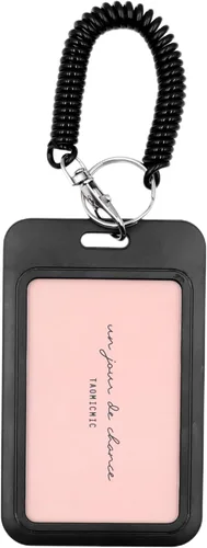 JUMISEE Transparente acrílico Kpop Photocard titular negro tarjeta de crédito tarjeta protectora caso exhibición foto titular bolsa colgante