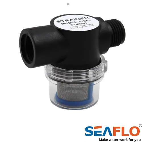 Miniatura 5 de SEAFLO Filtro de filtro en línea para bomba de agua (51S01) - Entrada/salida NPSM de 1/2 pulgada - Reemplazo de RV - Compatible con bombas Shurflo
