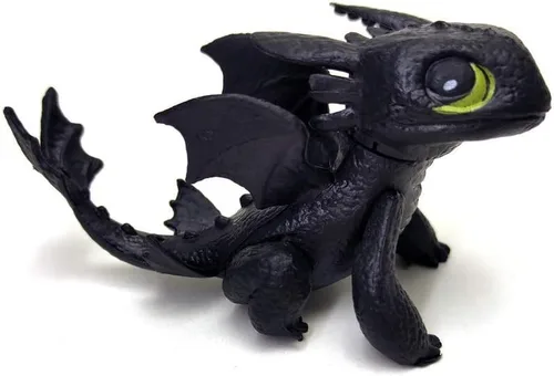 Miniatura 9 de Toysvill Dragones (juego de 8 piezas) - mini figuras de acción: Toothless (Night Fury), Deadly Nadder, Gronckle, Hideous Zippleback, Hotburple