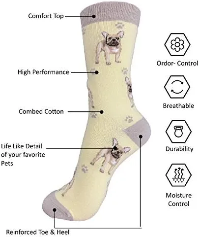 Miniatura 2 de Calcetines para amantes de las mascotas, divertidos, para todas las estaciones, talla única, para mujeres y hombres, regalos de gatos y perros