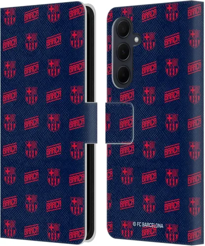 Miniatura 178 de Head Case Designs Funda de piel con licencia oficial del FC Barcelona Barca Crest Graphics para Samsung Galaxy A06 4G