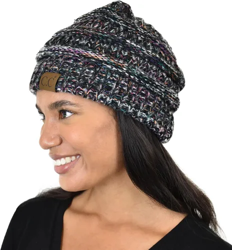 Miniatura 538 de C.C Trendy Warm Chunky Soft Stretch Cable Knit Beanie