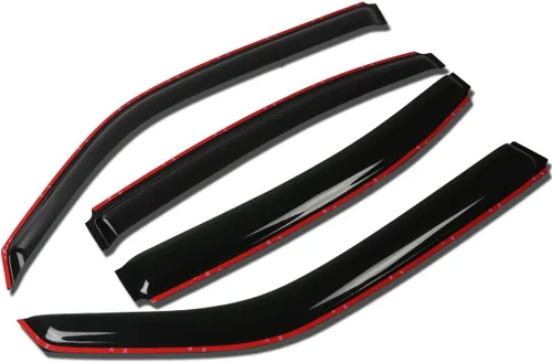 Miniatura 26 de Dodge Grand Caravan / Chrysler Town & Country protector deflector de lluvia, parasol para pegar en el vidrio, 2 unidades.