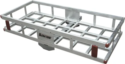 Ultra-Tow Soporte de carga de enganche de aluminio, capacidad de 500 libras, color plateado, 49 x 22.5 x 8 pulgadas de alto