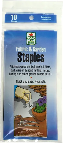 Miniatura 11 de Easy Gardener 50825 - Grapas para tela de jardín de seguridad para jardines, 15.2 cm