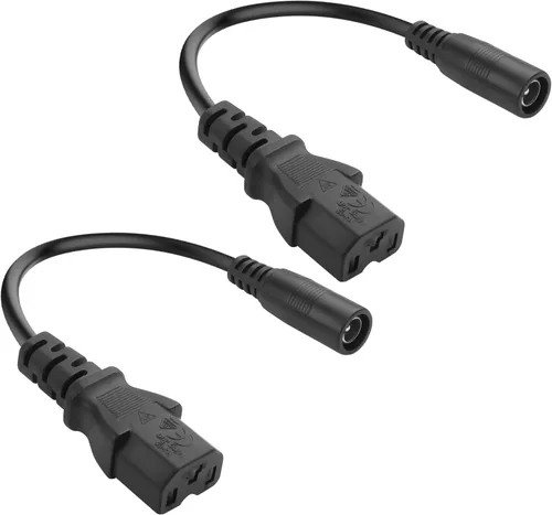 Miniatura 10 de DC5521 a 0.315 in Cable de carga de scooter eléctrico, 24 V CC 0.217 x 0.083 in a 0.315 in, cable adaptador de conector RCA para scooter eléctrico
