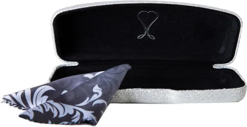 Miniatura 17 de La original e impresionante caja de gafas de concha dura, para mujer, de Spunky Soul Recubierto por un suave brillo Paño de limpieza