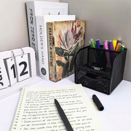 Miniatura 4 de Fengtaiyuan 038P18, Bolígrafos de Tinta de Gel Negro Tipo Roller - Agarre Cómodo Antideslizante, Tinta Negra, Ultra Finos, 0.38mm, Tinta de Secado