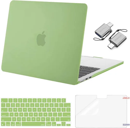 Miniatura 43 de Mosiso Funda para MacBook Air de 13 y 13.6 pulgadas, 2024, 2023 y 2022, M3 A3113, M2 A2681, Touch ID, carcasa rígida, cubierta de teclado, protector