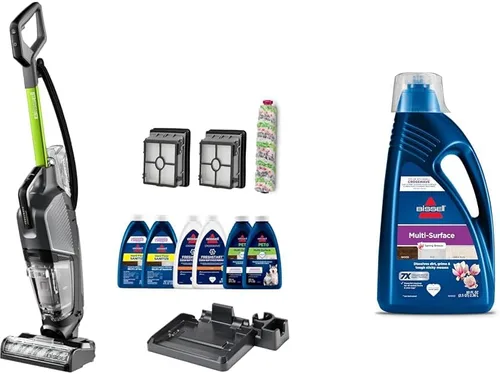 Miniatura 12 de BISSELL CrossWave HydroSteam - Aspiradora en seco y húmedo, aspiradora multiusos, lavado y vapor, fórmula desinfectante incluida, 35151