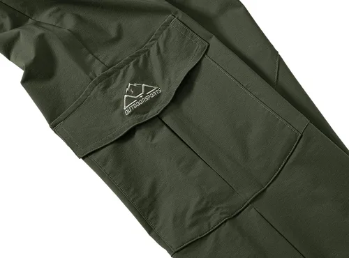 Miniatura 5 de BASUDAM Pantalones cargo de senderismo para hombre, de secado rápido, ligeros, elásticos, resistentes al agua con bolsillos