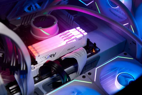 Miniatura 6 de Kingston FURY Beast White RGB 32GB (2x16GB) 5600MT/s CL36 DDR5 EXPO DIMM Sincronización infrarroja Software FURY CTRL Overclocking AMD EXPO