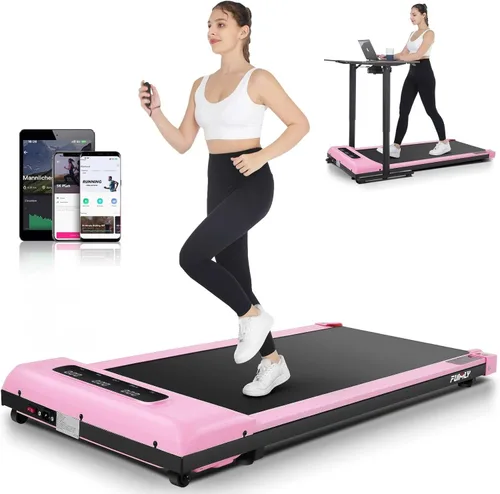 Miniatura 8 de Cinta de Caminar Portátil con Capacidad de 300 Libras, Cintas de Correr Portátiles para Casa y Oficina, Cinta de Correr Bajo el Escritorio