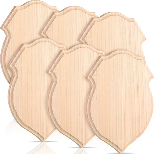 Kigley 6 placas de madera sin terminar, placa de madera para manualidades, tableros, tallado, manualidades, para proyectos de quema, palés de losa
