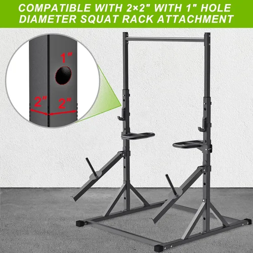 Miniatura 2 de SELEWARE Power Cage Accessories, Dip Handles, Pull‑Up Stations, and Multi‑Grip Training Attachments