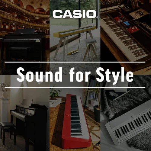 Miniatura 9 de Casio Casiotone CT-S1 – Teclado retro sensible al tacto de 61 teclas Diseño elegante y portátil para principiantes y profesionales Piano de cola