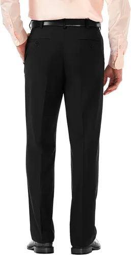 Miniatura 2 de Haggar Cool 18 Pro para hombres - Pantalón de ajuste clásico, con plisado frontal y cintura expandible oculta, tallas regulares y grandes y altas