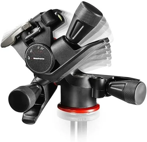 Miniatura 6 de Manfrotto Kit Trípode de 3 secciones, trípode para cámara con cabezal de 3 vías en aluminio con sistema de liberación rápida de movimiento, kit