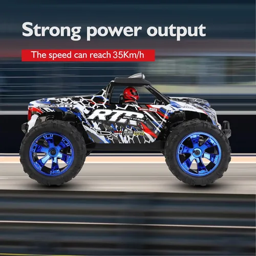 Miniatura 5 de GoolRC WLtoys 144018 - Camión a control remoto a escala 1/14, 4WD 35KM/H, auto RC de alta velocidad, 2.4 GHz, todo terreno, con 2