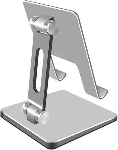 Miniatura 7 de Tissting Soporte ajustable para tableta, soporte para tableta de aleación de aluminio, plegable, antideslizante, soporte de escritorio, portátil