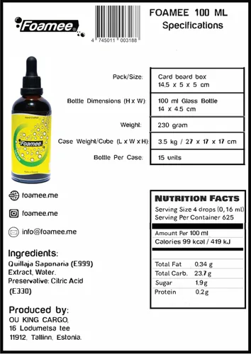 Miniatura 3 de Foamee Espumador de Cóctel Vegano 1.7 fl oz